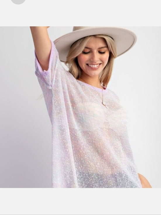 easel Tops - 083 Easel Lavender Knit Top